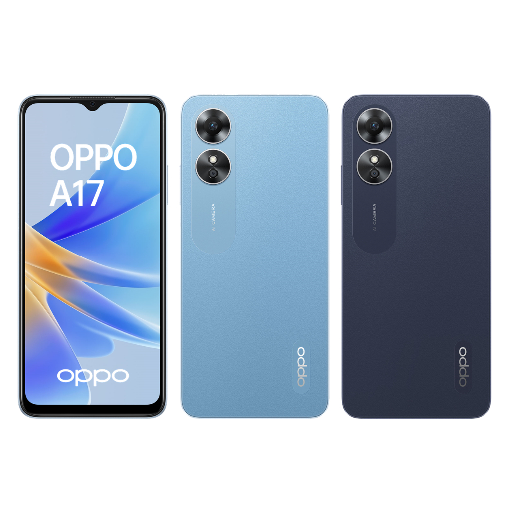 OPPO A17 RAM 4GB/64GB &amp; 6GB/128GB [5000 mAh, AI Camera 50 MP, Garansi 1 Year]