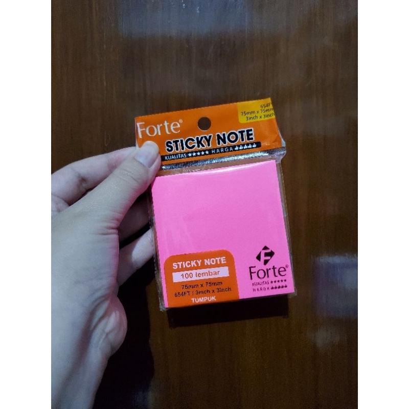 

(Ecer) Forte Sticky Notes 654FT TUMPUK