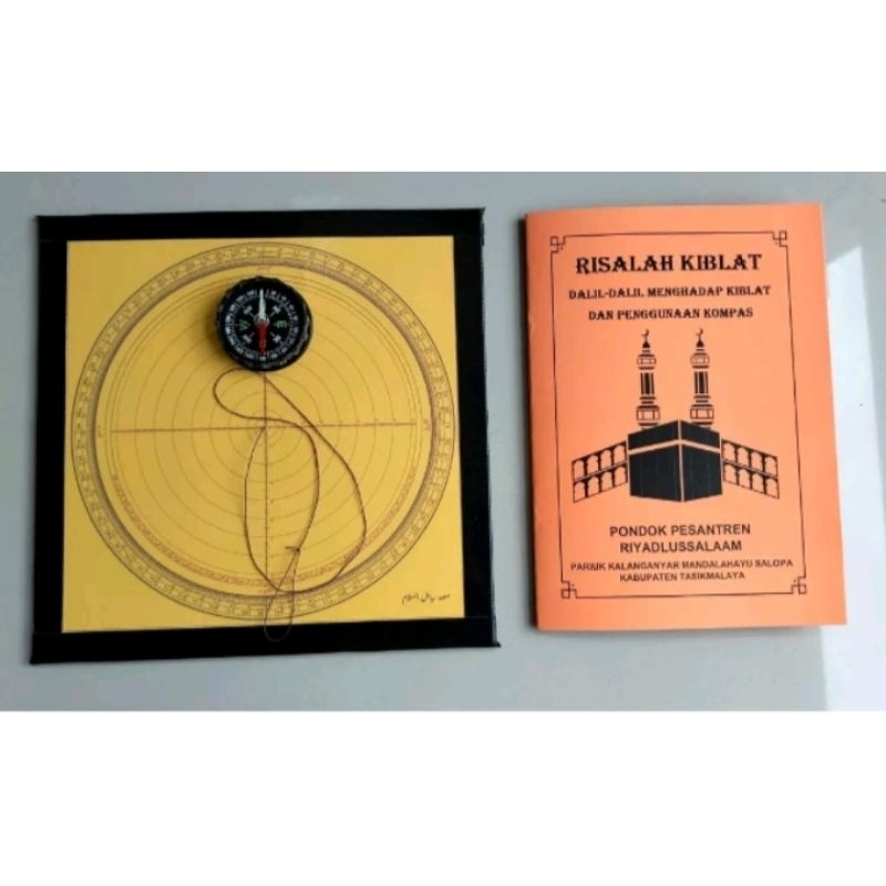 kompas qiblat/padom dan buku Panduan (dataqiblat)