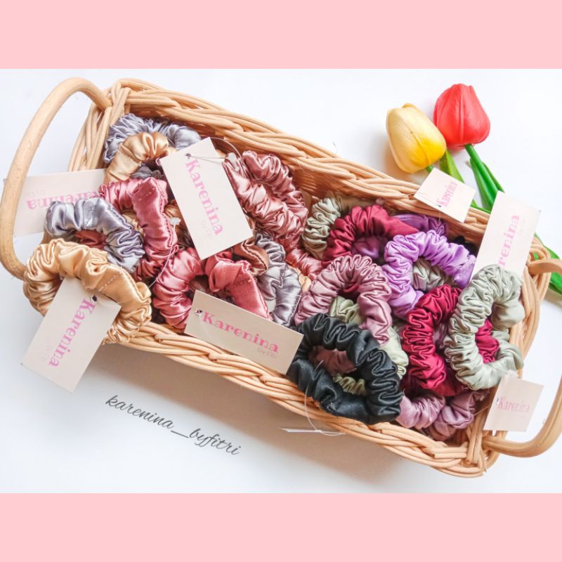 Scrunchie Ikat Rambut Katun