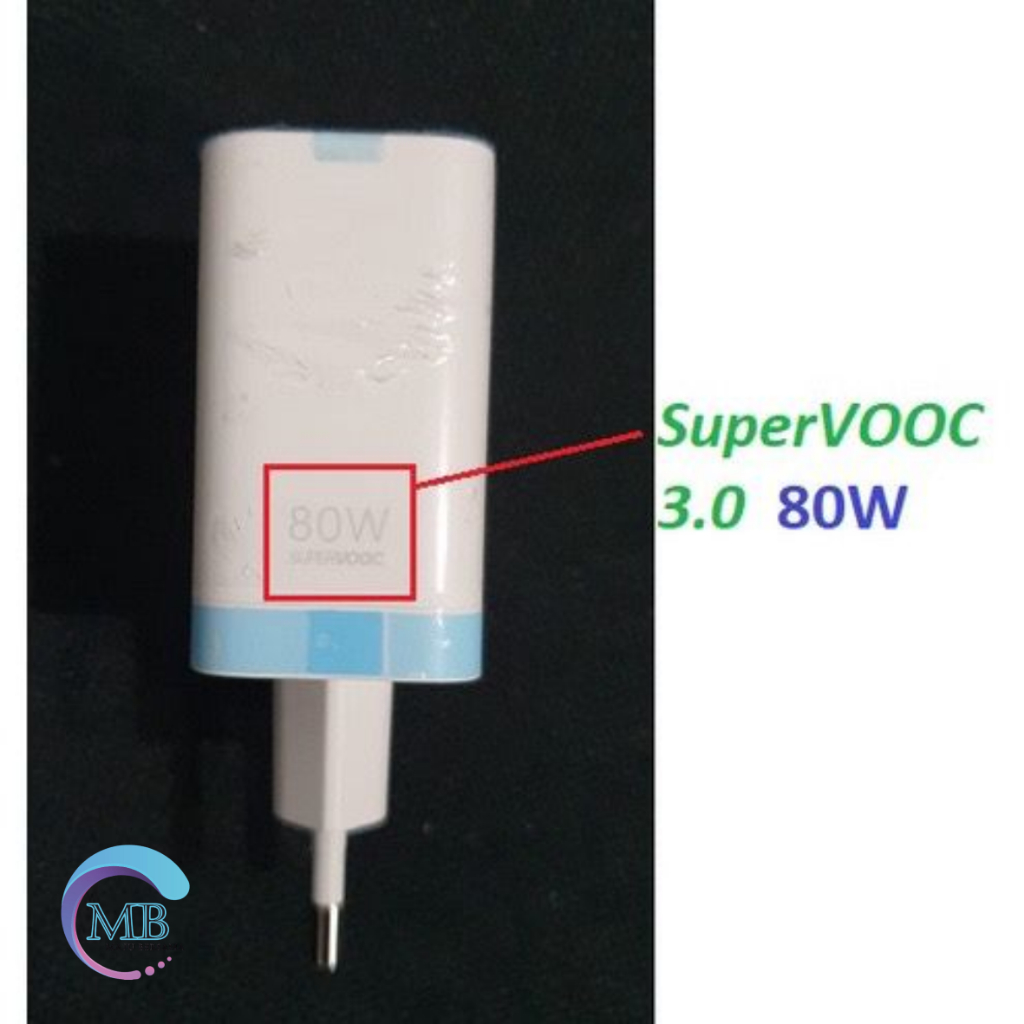 BATOK ADAPTOR ORIGINAL OPPO 80W SUPER VOOC &amp; VOOC PENGISIAN SUPER CEPAT OPPO RENO8 RENO 7 RENO 6 RENO 5 RENO 5F RENO 4 A77S A57 2022 A15 A16 A16E A17 A17K A5 2020 A9 2020 MB4999