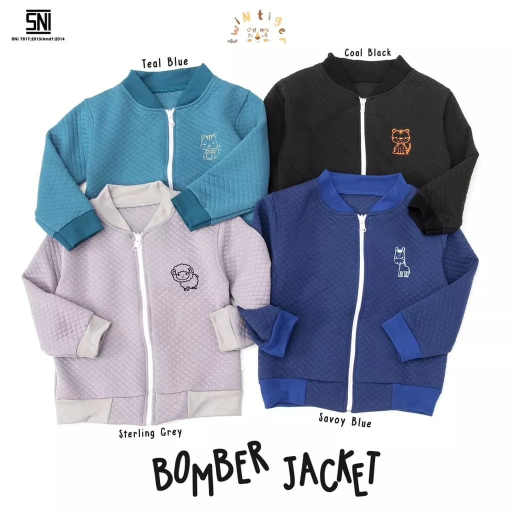 Twin Tiger Bomber Jacket - Jaket Anak (WARNA RANDOM) TT-BJS-L