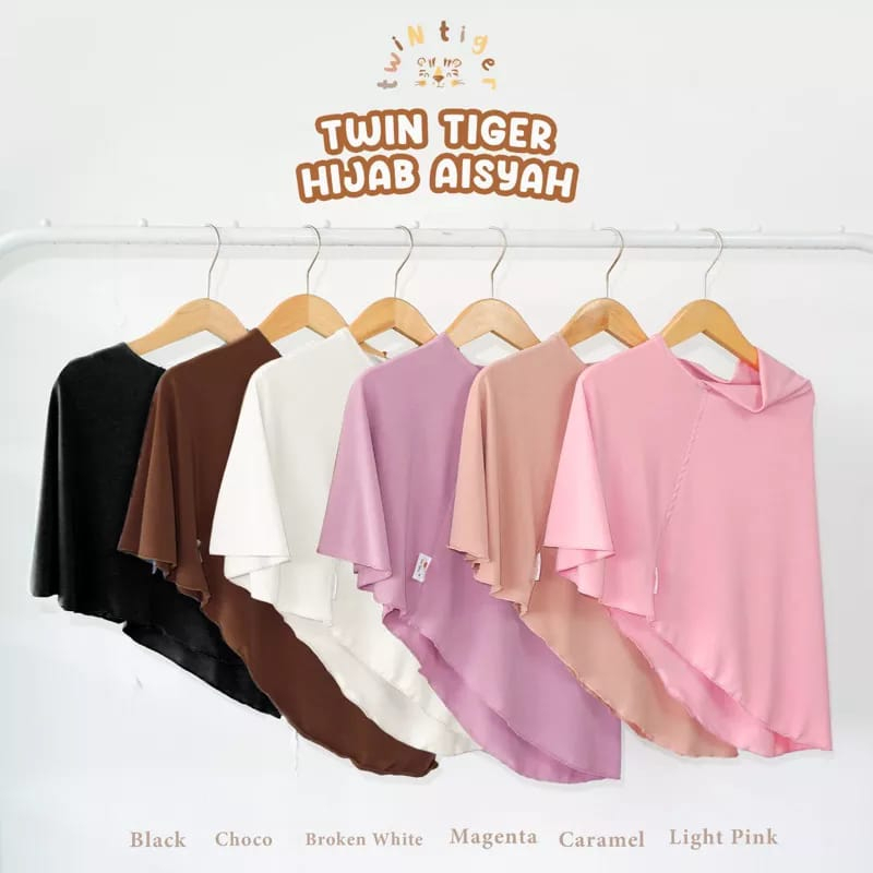 Twin Tiger Baby Hijab Aisyah - Hijab Anak (WARNA RANDOM) TT-BHS-L