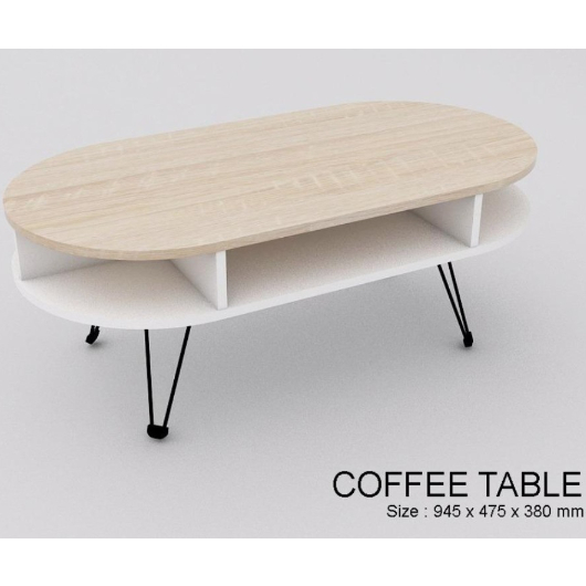 First Seller Meja Tamu Minimalis / Meja Sofa / Coffee Table / Meja Kopi / Meja Modern KCT