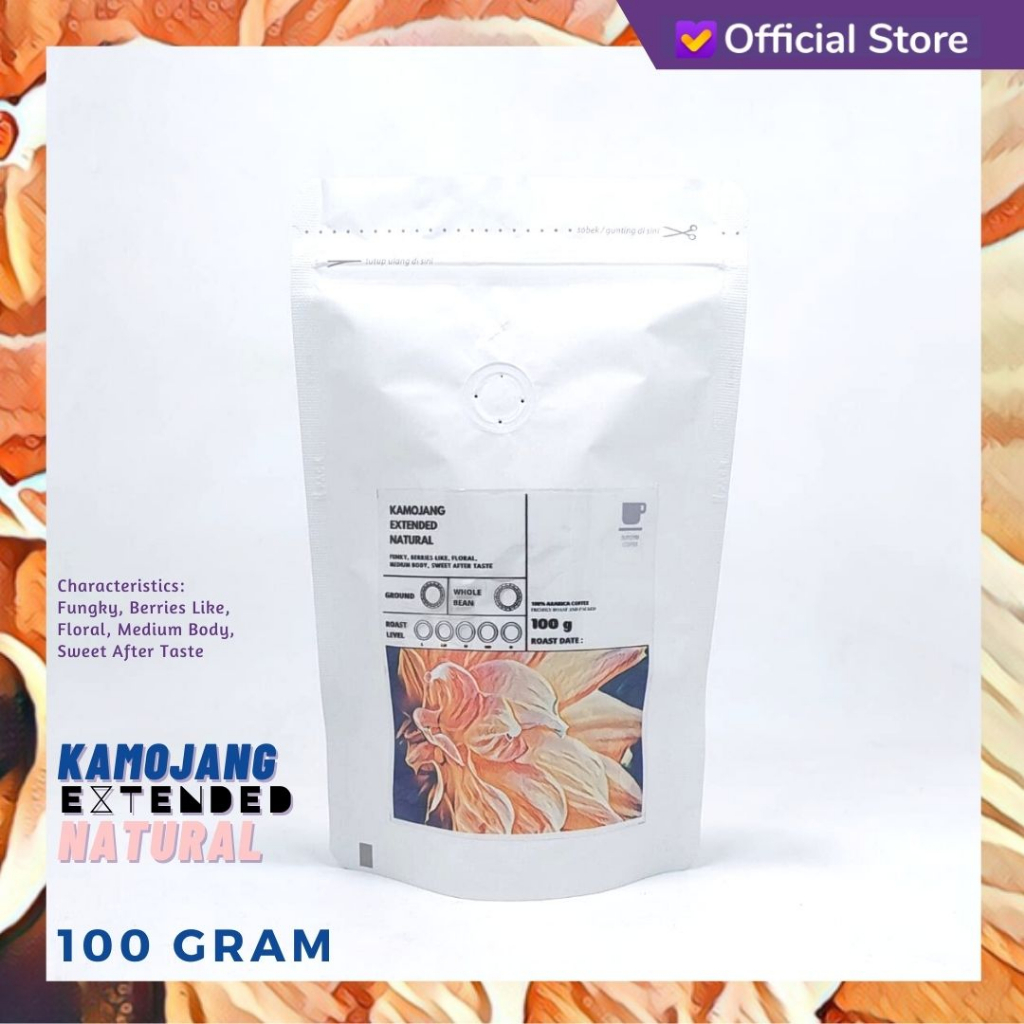 

SUTOYO COFFEE - Kamojang Extended Natural 100 Gram / Single Origin / Specialty Coffee / New Crop / Sutoyo Coffee Official Store / Shopee Mall