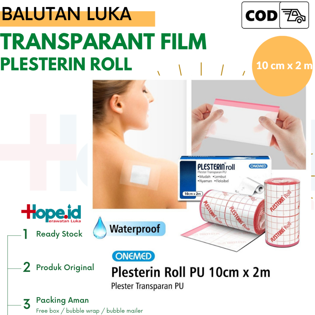 Plesterin PU Roll Transparant Film