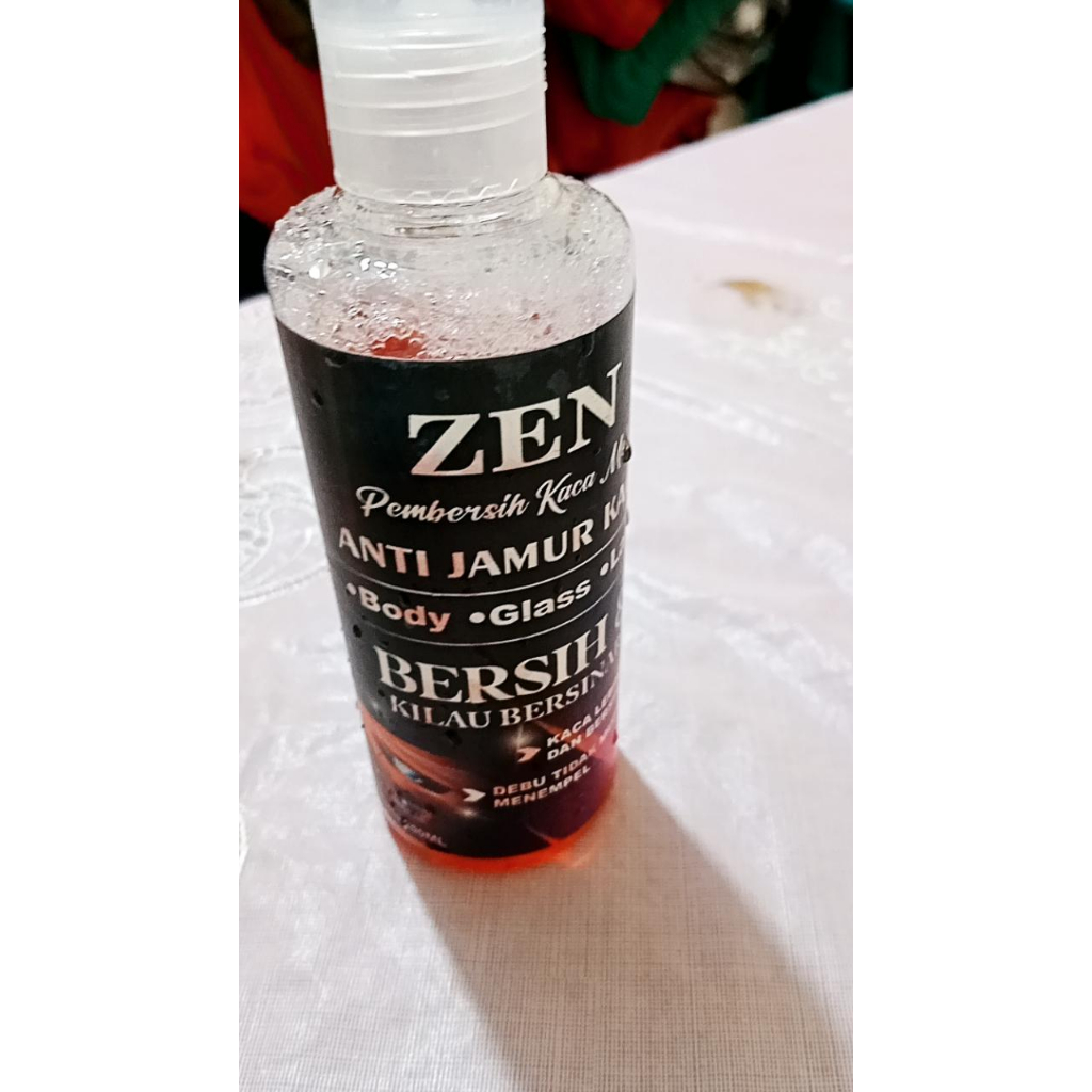 [COD] ZEN OBAT JAMUR Cairan Pembersih Penghilang Kerak Kaca Bodi Body Mobil - 200 ML