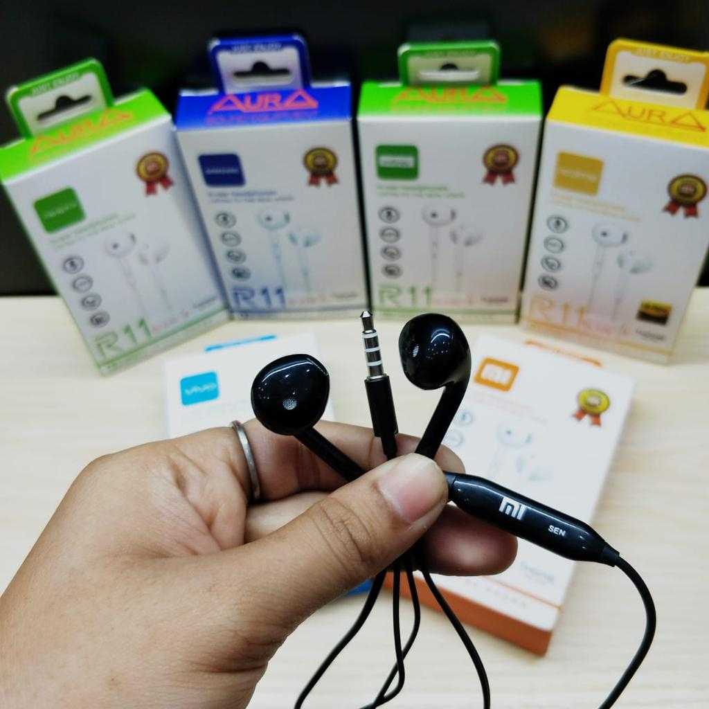 EARPHONE OPPO R11 CHAMPION Handsfree R11 Brand Suara Jernih Harga Murah Earphone R11 Brand