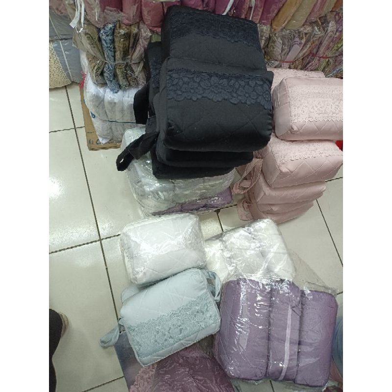 mukena santorini renda mukena polos