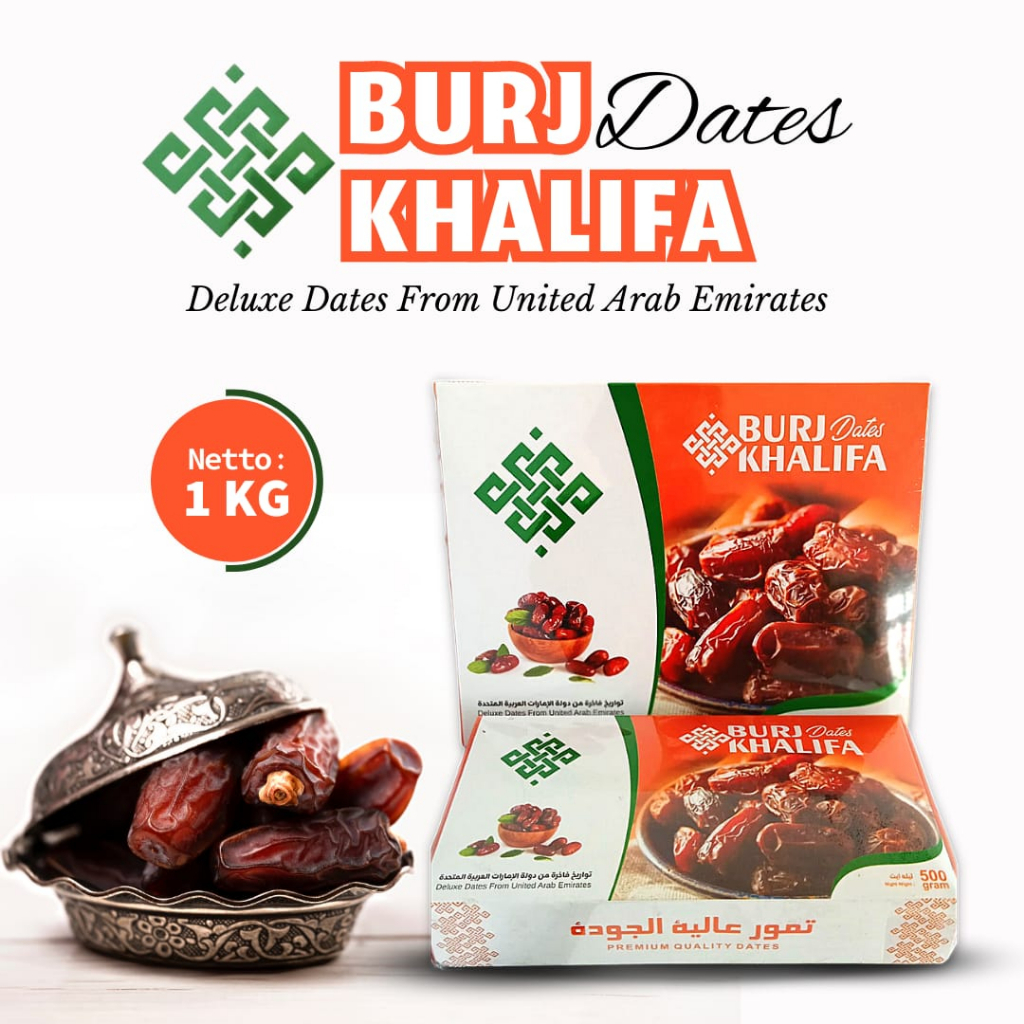 

Kurma Kholas Burj Khalifa Emirate Dates 1 kg