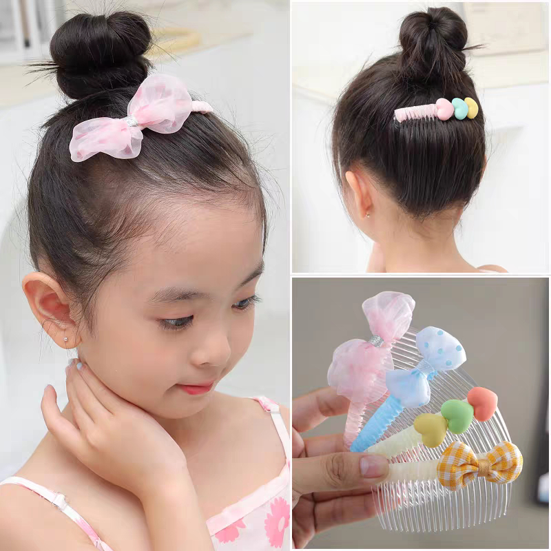 (Hello Girl)F238 Sirkam Rambut Anak Terbaru Lucu Bahan Plastik Motif Beragam Gaya Korea Import