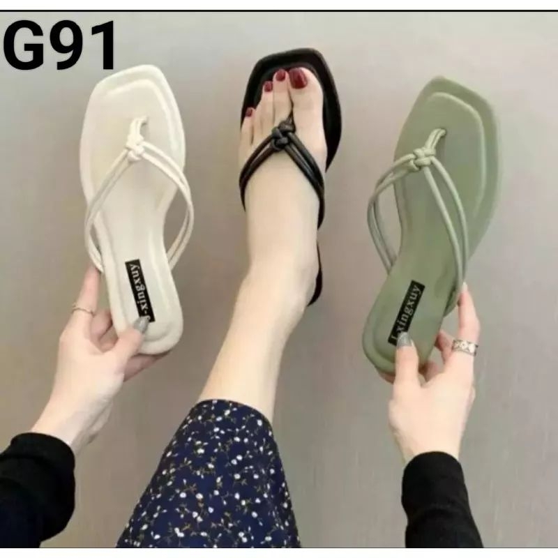 SANDAL TEPLEK WANITA JEPIT KUPAT G91