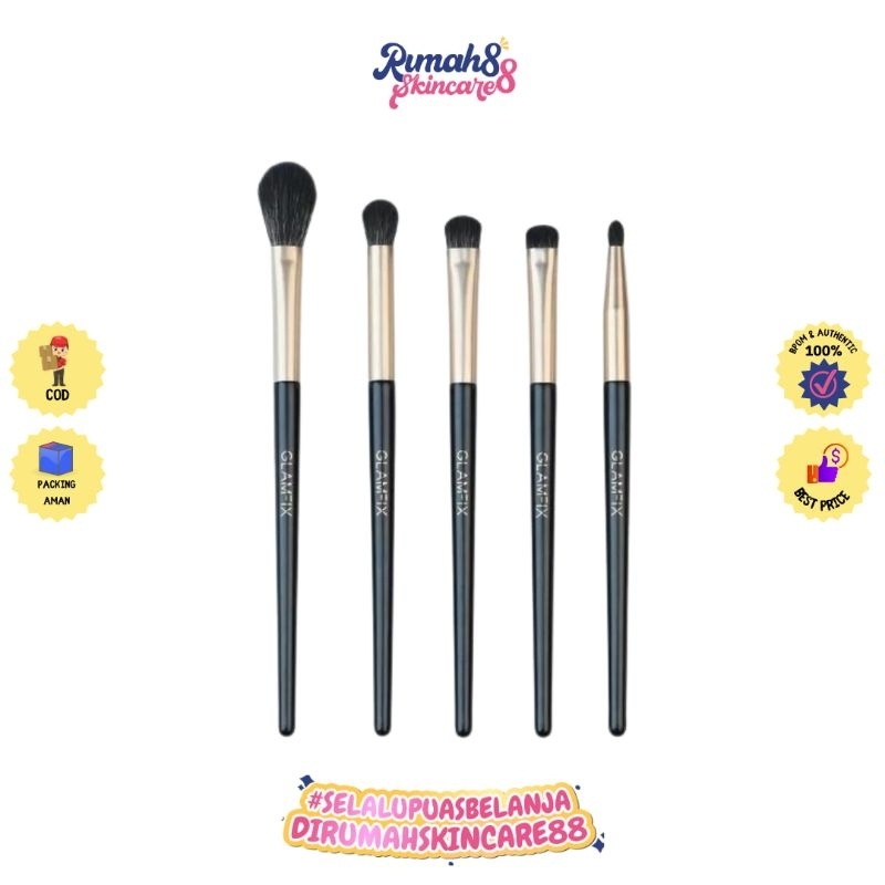 GLAMFIX Exclusive Eye Brush Set 5 Pcs