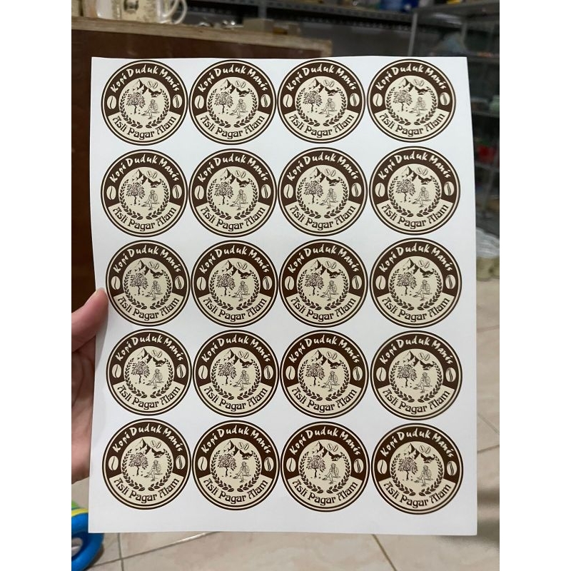 

Cetak Stiker untuk kemasan produk