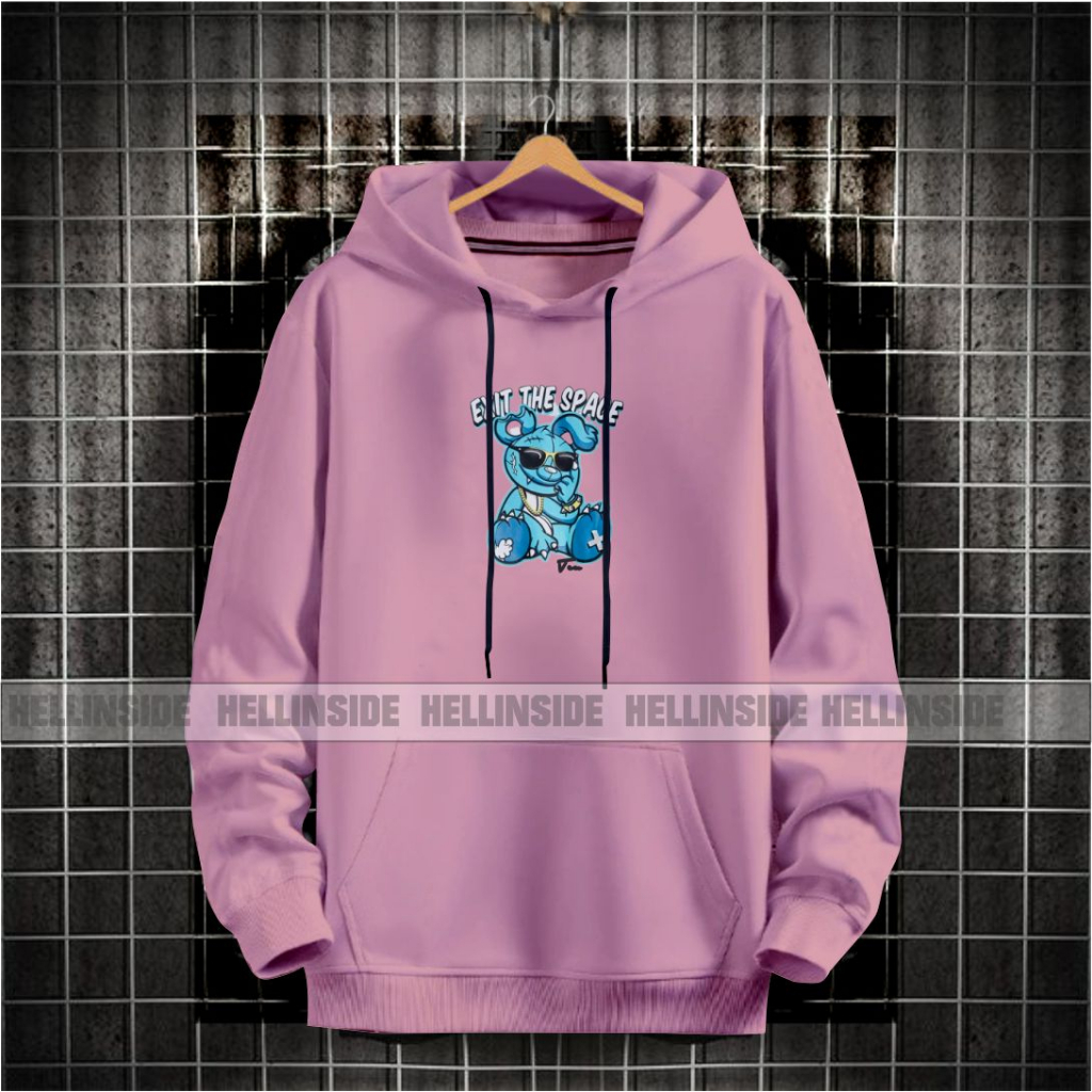 Sweater hoodie THE RABBIT pria wanita kekinian explorer / hoodie kwalitas distro pria wanita terbaru