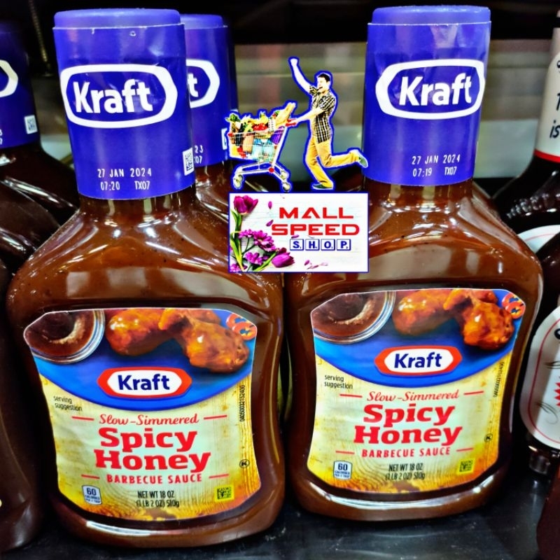 

KRAFT BARBECUE/BARBERQUE SAUCE-KRAFT SPICY HONEY 510.GR