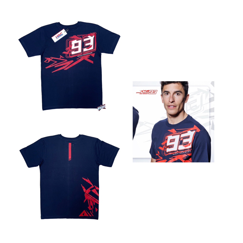 TSHIRT KAOS MARC MARQUEZ 93 LOGO ANT MOTOGP REPSOL HONDA RACING