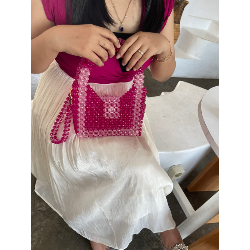 IVY BEADS BAG / BEADED BAG / TAS MUTIARA / TAS MANIK / TAS MONTE / TAS UNIK / TAS LEBARAN / TAS ANAK