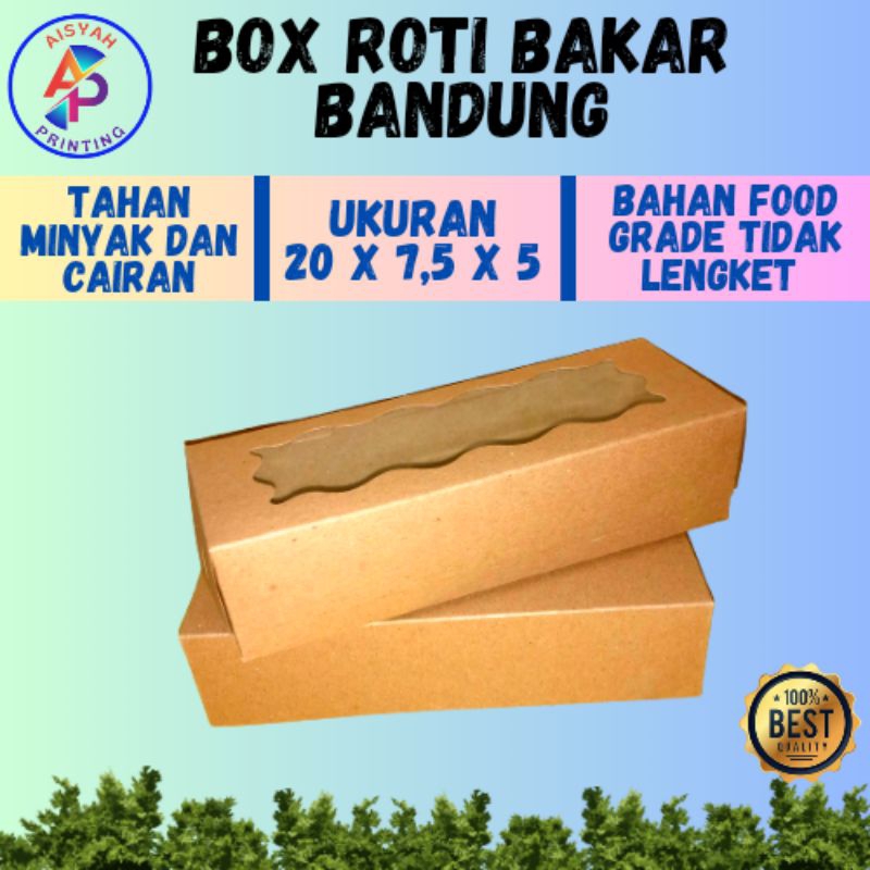 

Dus Roti Bakar Bandung, Box Roti Bakar, Kemasan Roti Bakar, Bungkus Roti Bakar, Food grade