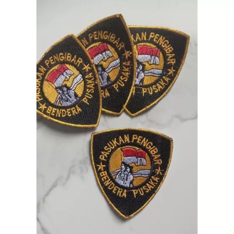 BADGE PASKIBRAKA PASUKAN PENGIBAR BENDERA PUSAKA BORDIR