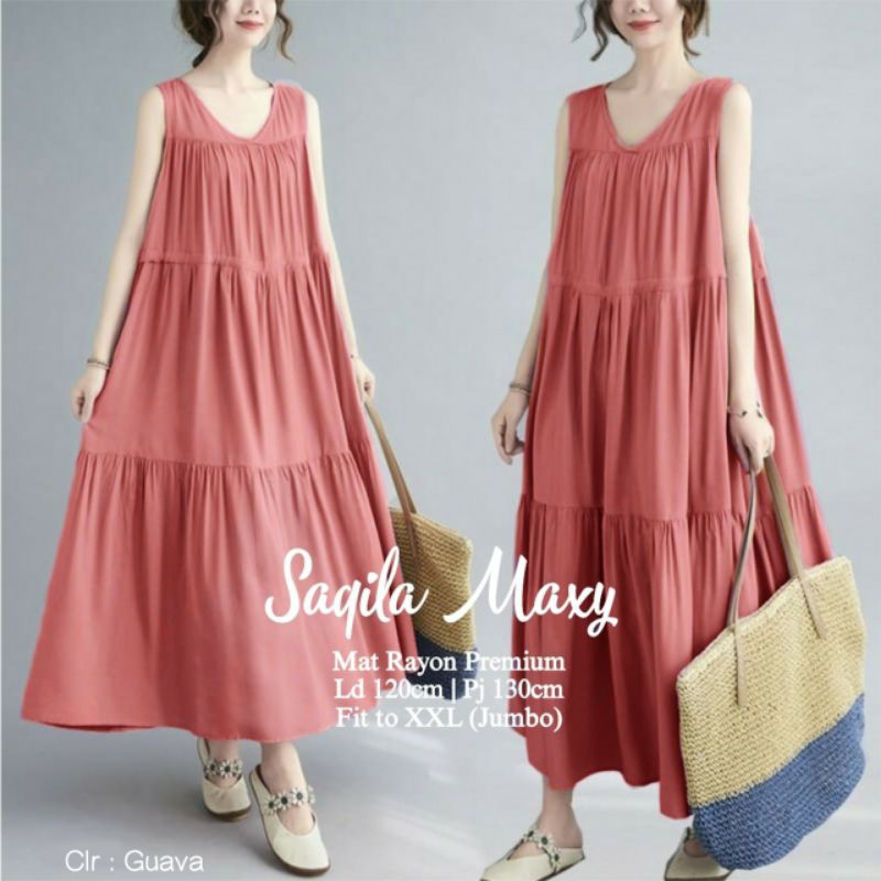 SAQILA MAXY DRES WANITA TERBARU