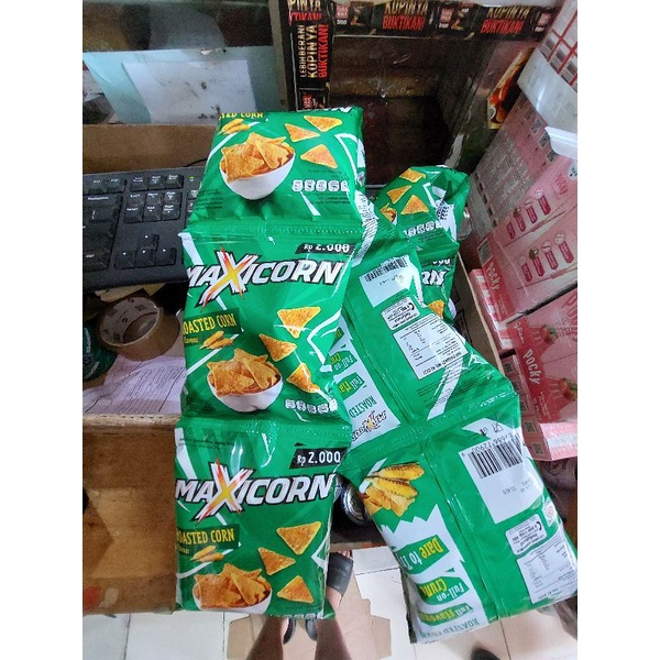 

MAXICORN ROASTED CORN 25GR 1 RENCENG ISI 10 - PASAR REBO PURWAKARTA