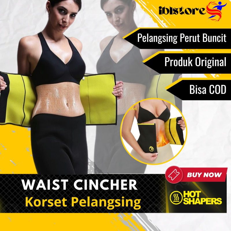 KORSET PELANGSING PERUT BUNCIT ORI ALAT PEMBAKAR LEMAK KORSET SLIMMING WAIST CINCHER PENGECIL PERUT
