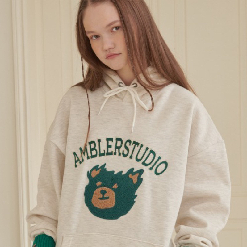 AMBLER green bear hoodie