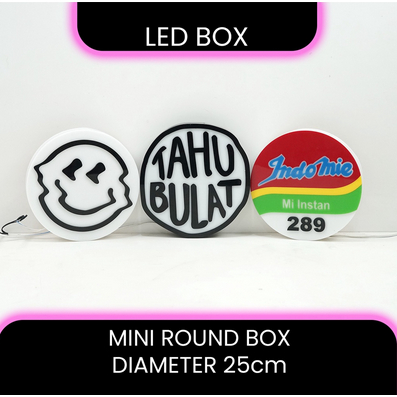 

Neon Box Bulat Ukuran 25cm Gambar Custom