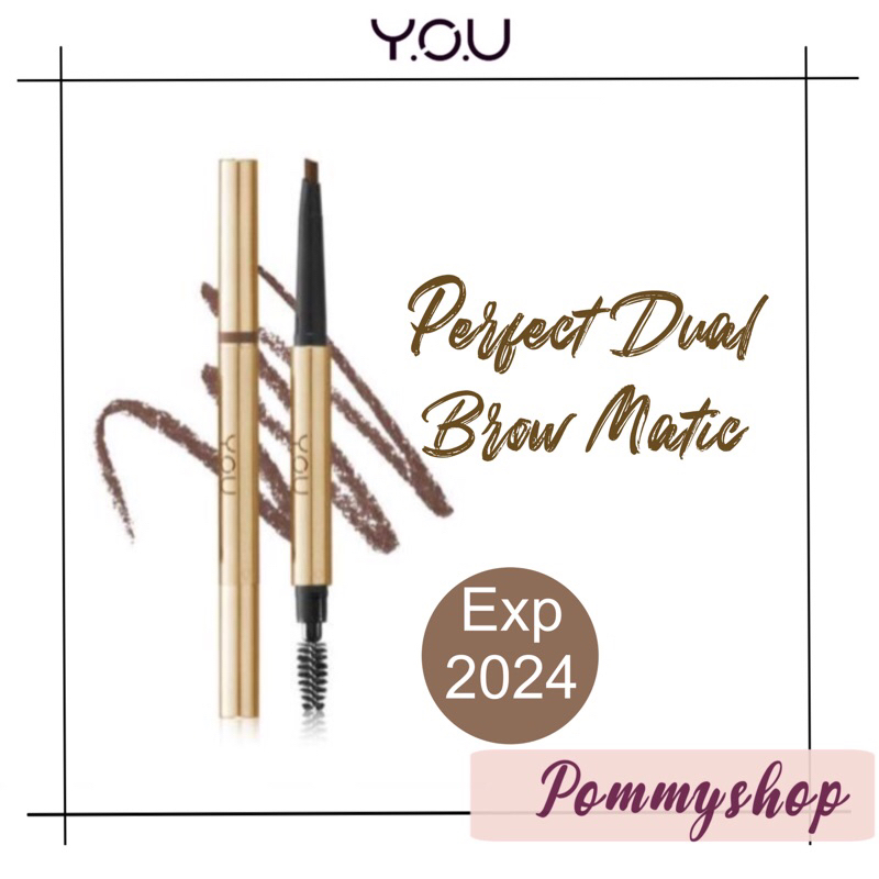 Kosmetik You The Gold One Perfect Dual Brow Matic [Waterproof &amp; Smudge-Proof]