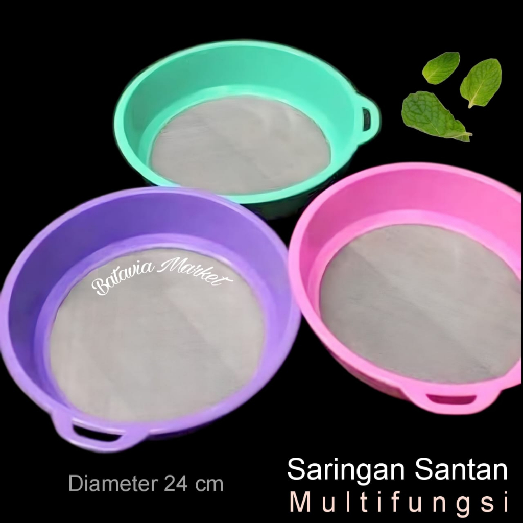 Saringan Santan Multifungsi / Ayakan Tepung Serbaguna Diameter 24 CM