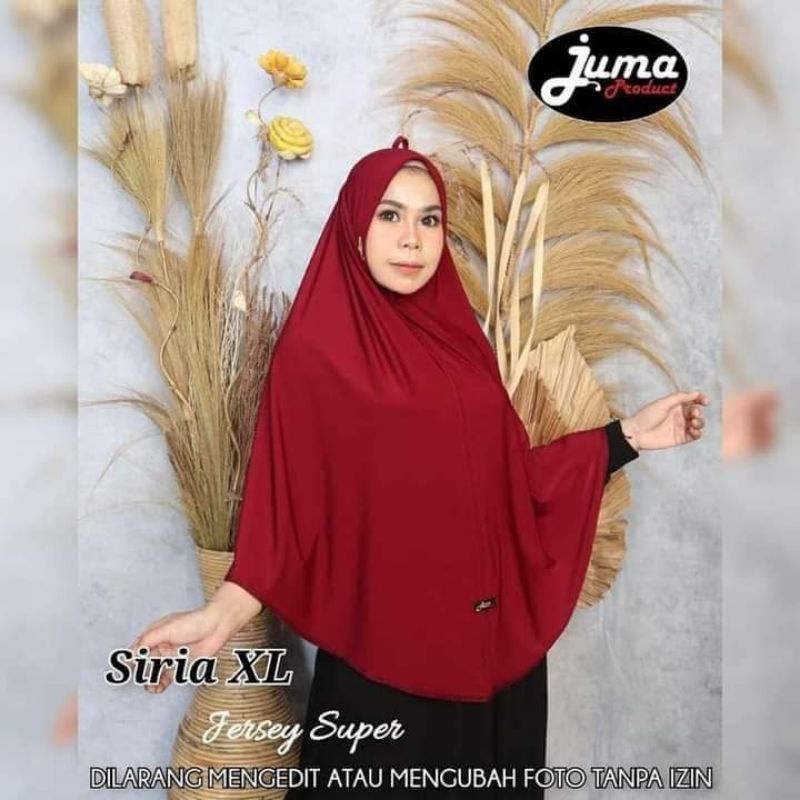 Siria juma xl/jilbab jumbo/hijab jersey super