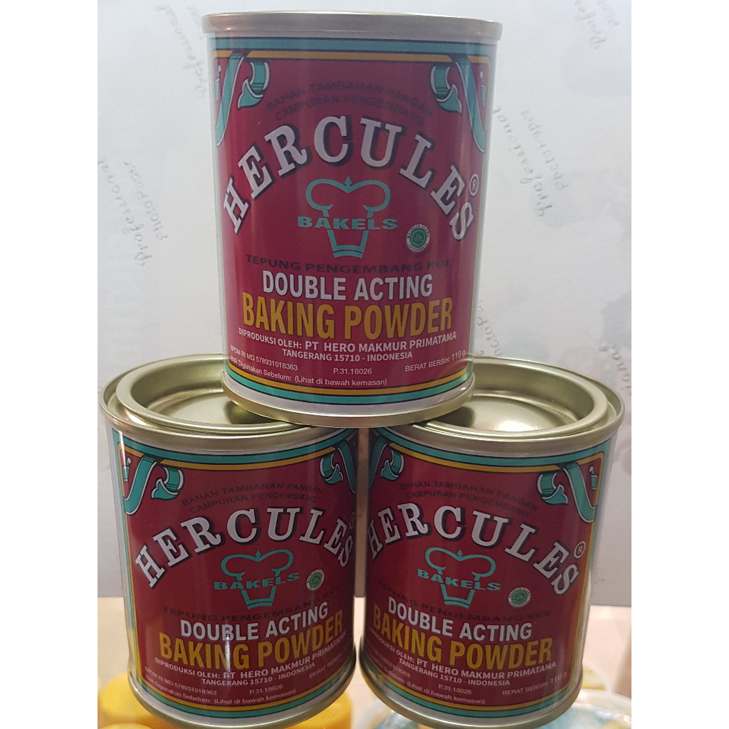 

Baking Powder / Hercules Baking Powder 110gram Double Acting