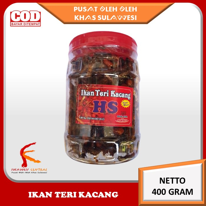 

Ikan Teri Goreng Kacang Khas Sulawesi 400 gr