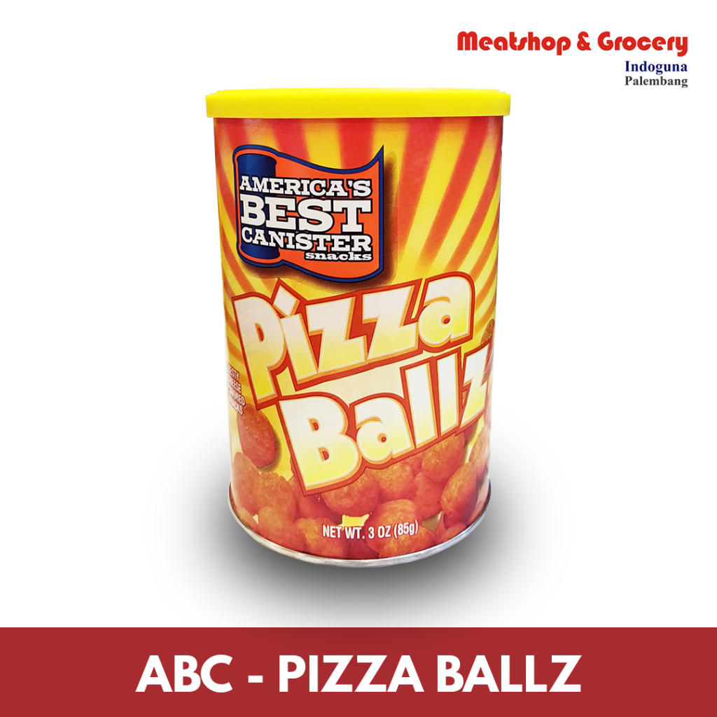 

America's Best Canister Snacks | ABC Pizza Ball 85gr | Meatshop Indoguna Palembang