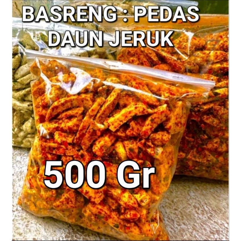 

Basreng Pedas 500 Gram Daun Jeruk Super Renyah dan Murah