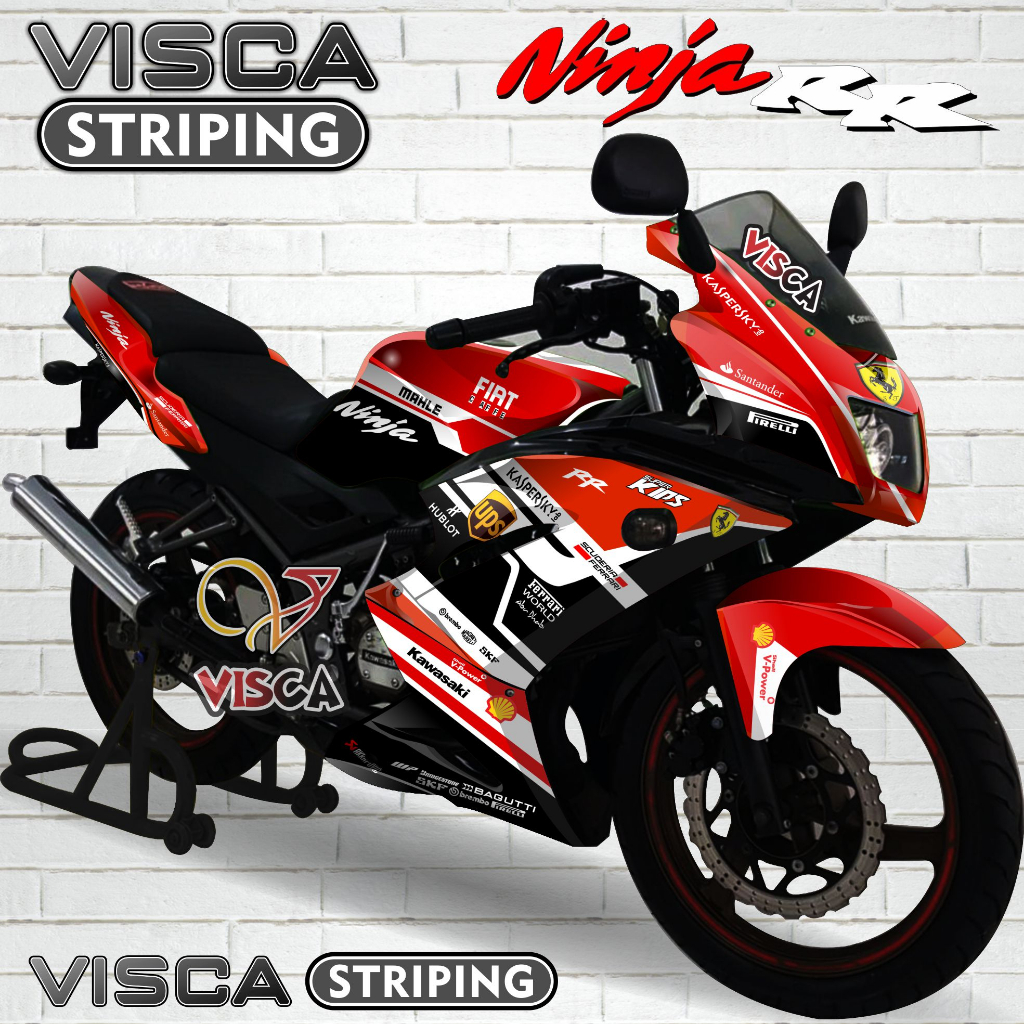 Decal Ninja RR 150 Full Body - Stiker Ninja RR 150 Full Body - Dekal Ninja RR 150 Full Body - Stripi