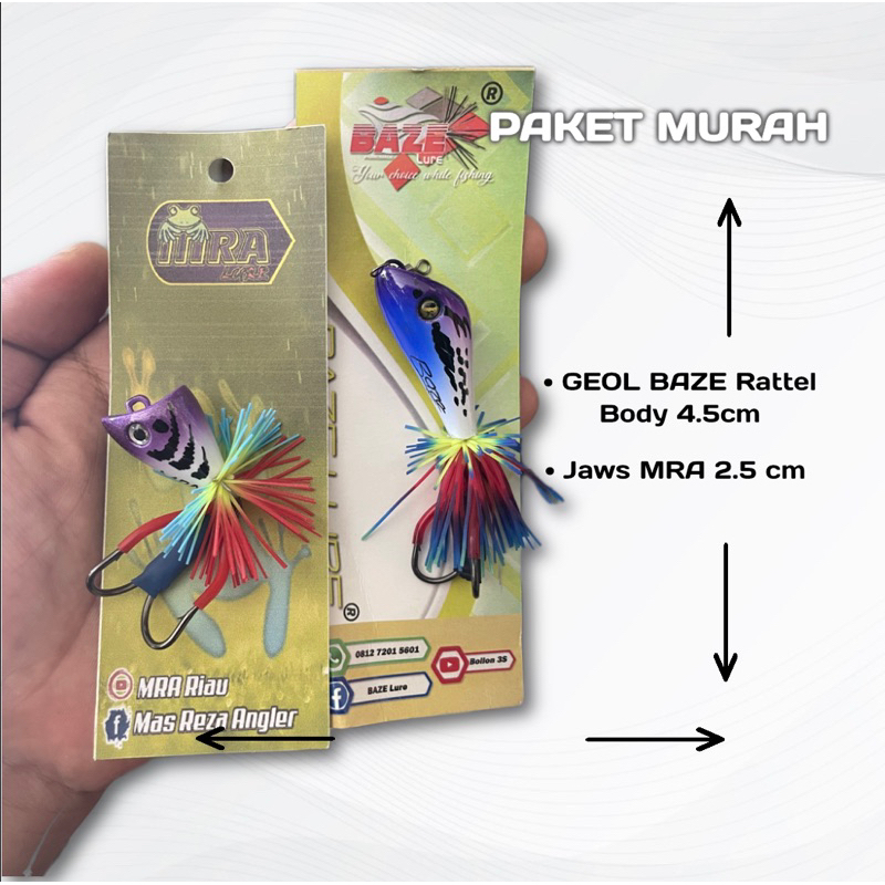 PAKET MURAH  PAKET BAZE LURE DAN MRA RIAU