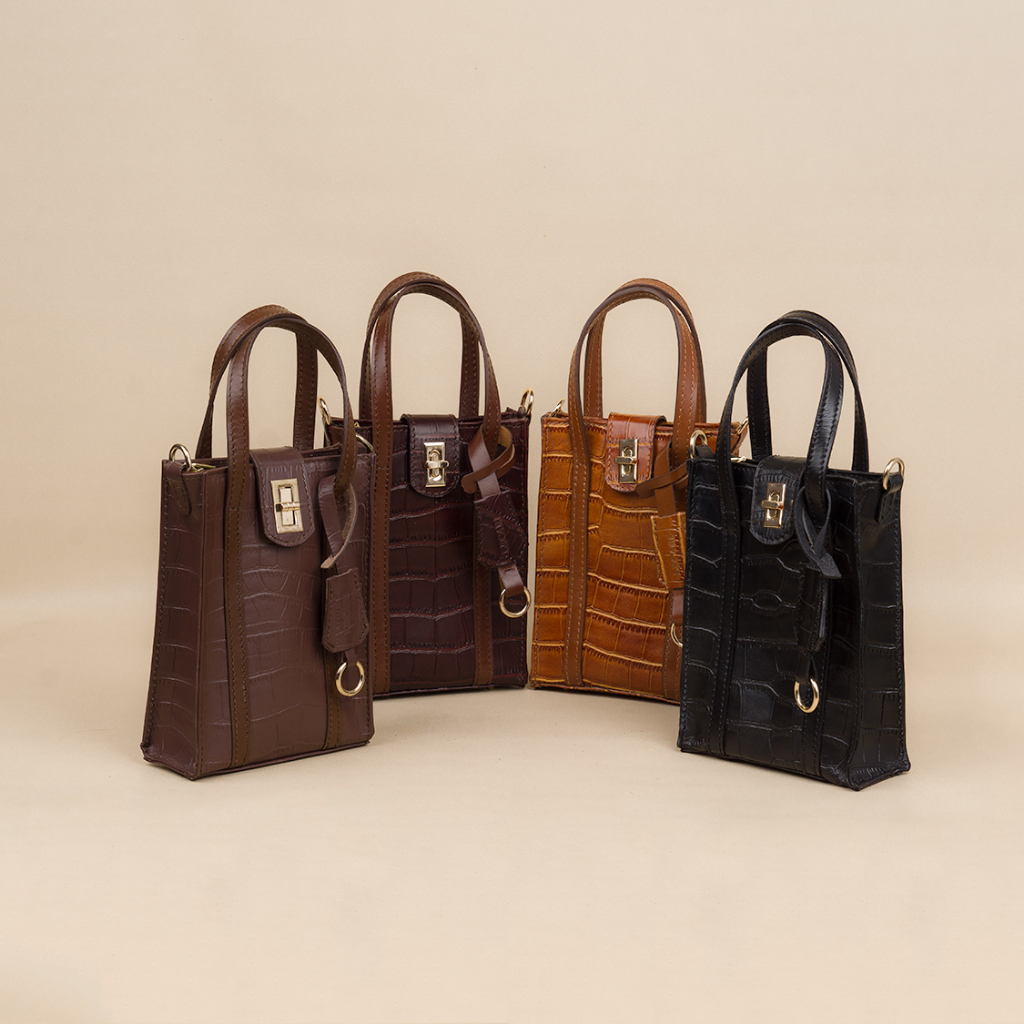 Jeiny Tas Selempang Wanita Kulit Asli Sling Bag Leather Lecari