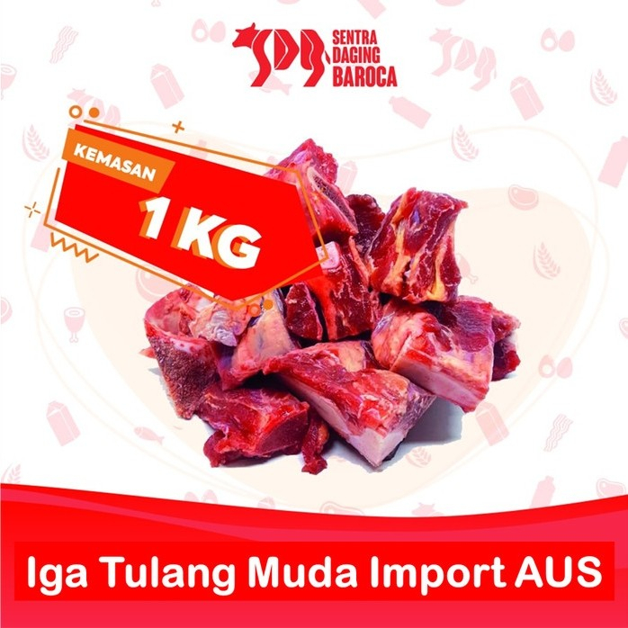 

Iga Sapi Tulang Muda 1Kg / Iga Brisket Bone