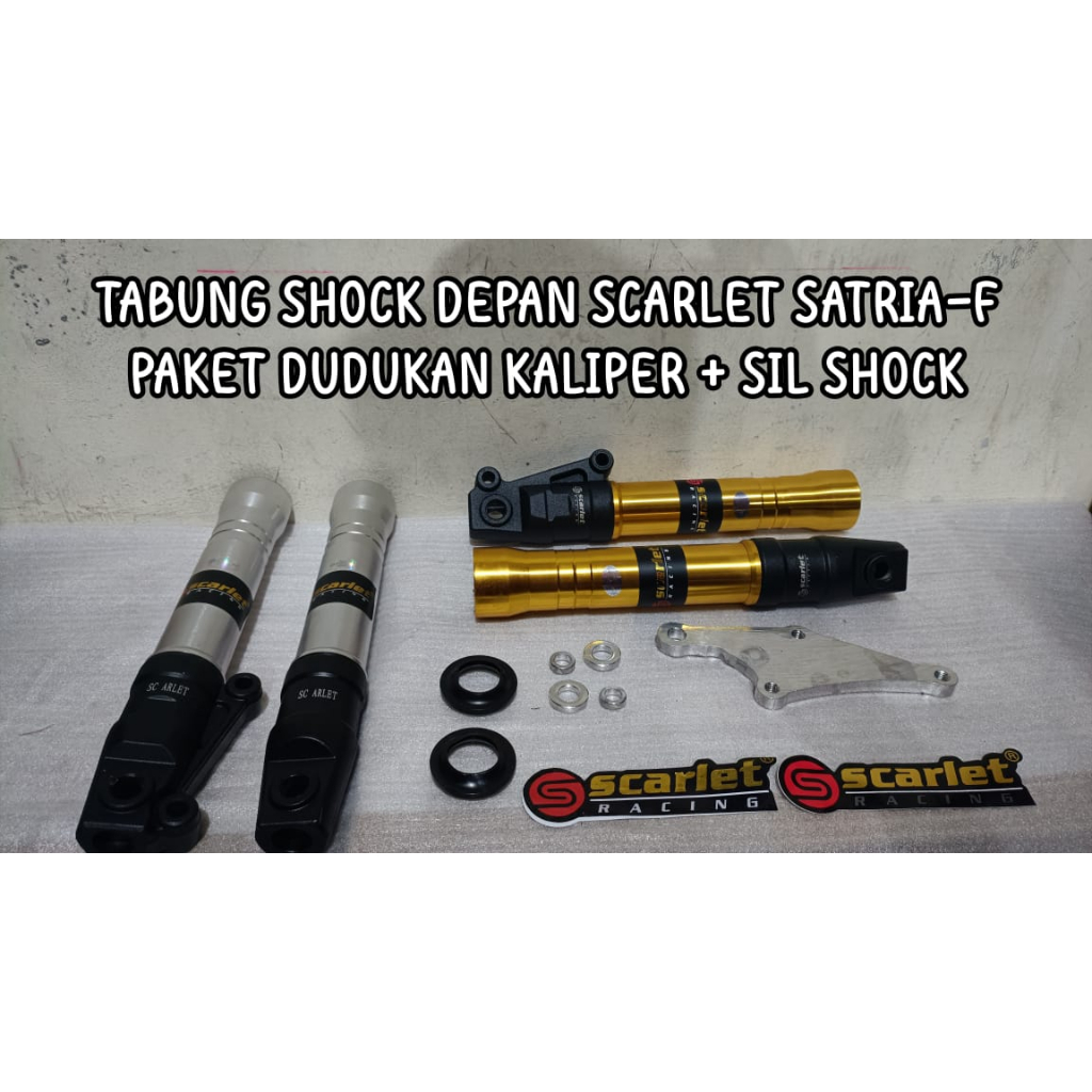 Tabung shock depan variasi Scarlet Satria FU