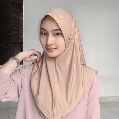 Hijab Bergo sport nutup dada // Hijab sport volly jumbo jersey premium-coksu