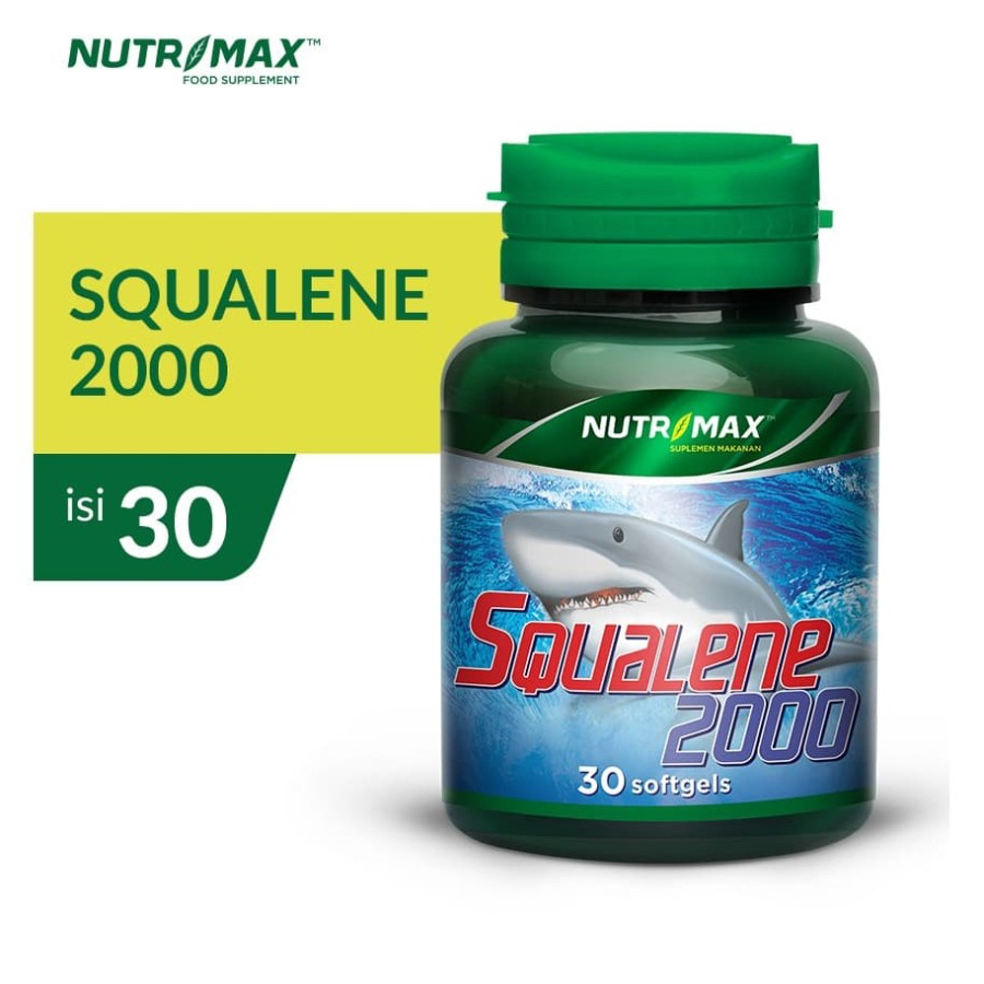 NUTRIMAX SQUALENE 2000 30 SOFTGEL | Mengatasi Kelelahan, Letih, Lesu, Pegal-pegal, Kejang dan Kram Otot