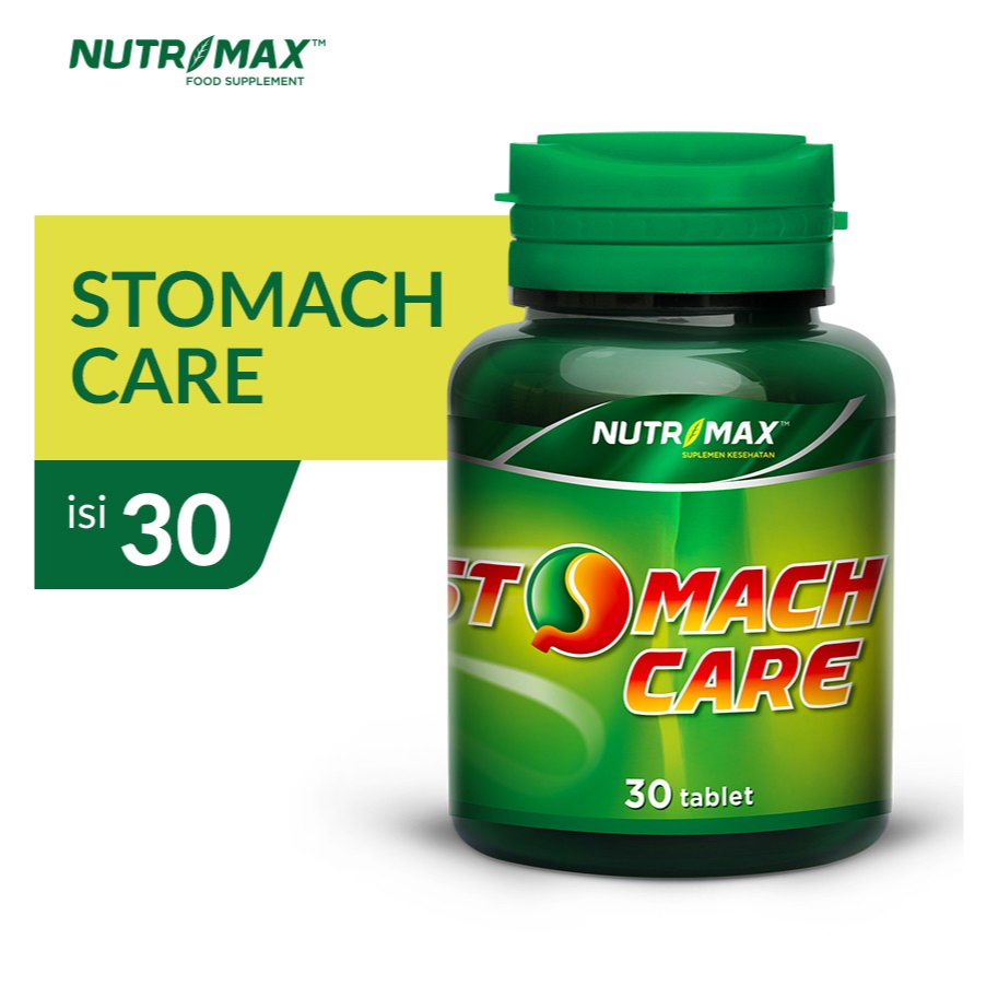 NUTRIMAX STOMACH CARE ISI 30 TABLET | Membantu Mengurangi Produksi Gas yang Menyebabkan Perut Kembung