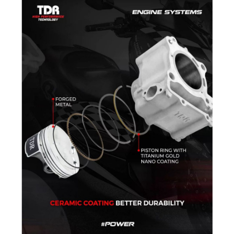 BORING ASSY TDR CERAMIC BEAT KARBU SCOOPY KARBU BLOK SEHER KOMPLIT SPACY KARBU TDR BORE UP 54,5MM CE