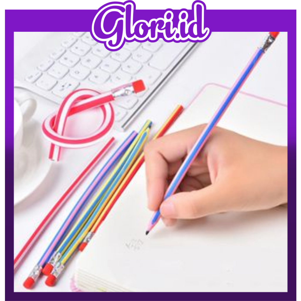 

GLORI.ID Pensil Flexsible Lentur Pensil Gulung Unik Lucu S069