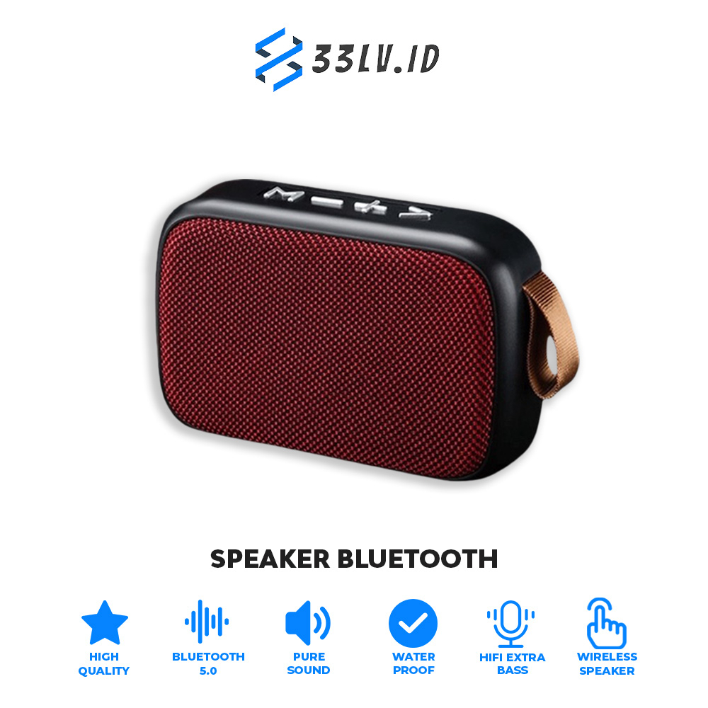 【33LV.ID】Speaker G2 Bluetooth Portable Mini Wireless