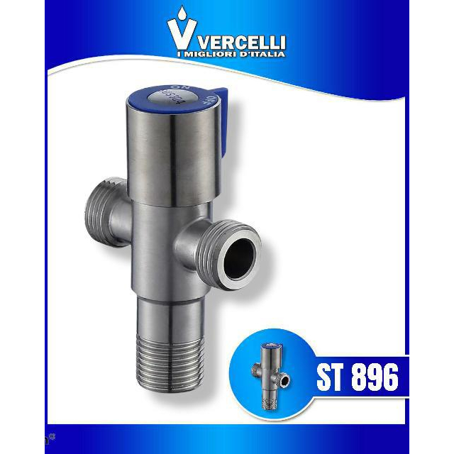 Kran stop shower cabang angle faucet kran air 1/2" zink