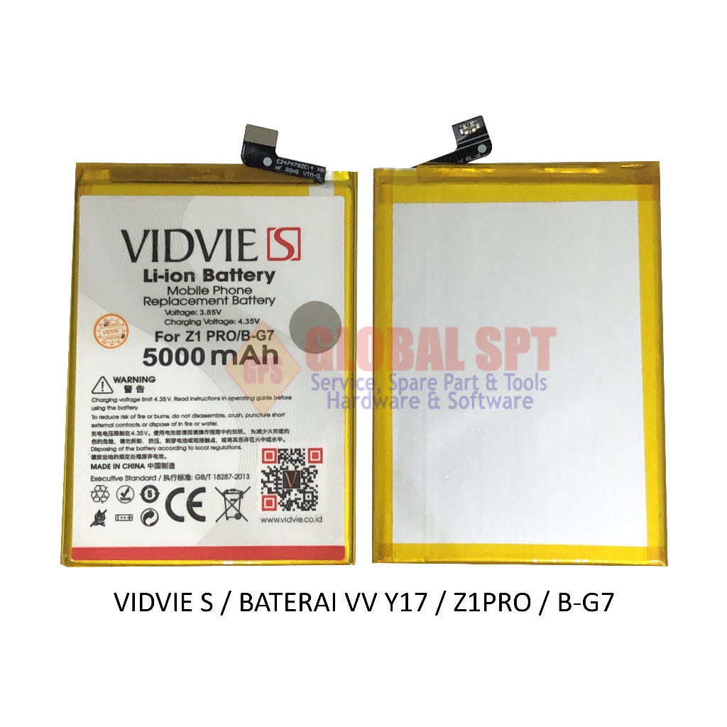 VIDVIE S / BATERAI VIVO Y17 / BATRE Z1PRO / BATERE BG-7