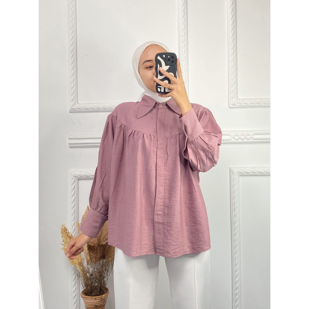 Sisil Kemeja Pollo Linen Oversize